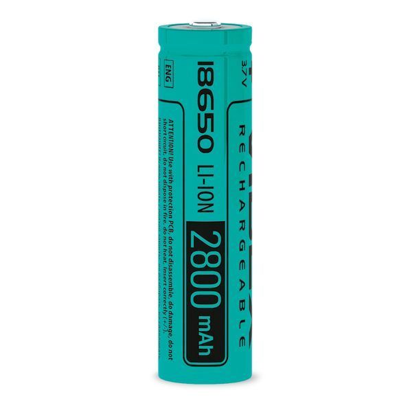 Акумулятор 18650 Li-ion Videx 2800mAh 3.7V Випуклий (Button Top) без захисту для ліхтарів та приладів 03624 фото