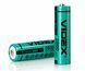 Акумулятор 18650 Li-ion Videx 2800mAh 3.7V Випуклий (Button Top) без захисту для ліхтарів та приладів 03624 фото 1