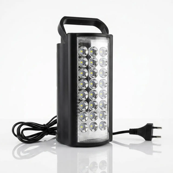 Фонарь переносной светодиодный аварийный с повербанком Almina MX-2606L (24 LED, ЗУ 220V), черний 00623 фото