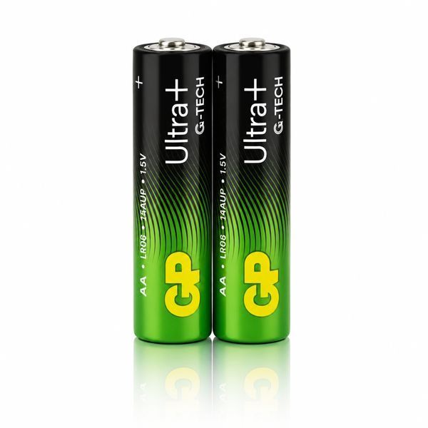 Батарейка пальчик AA (LR6) GP Ultra Plus Alkaline 1.5V Алкалиновая (1 шт.) 03906 фото