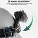 Фонарь налобный с красным и белым светом LTS+SMD W690, аккумуляторный, встроенный 18650, сенсорный (датчик движения), зум (фокус), зарядка USB Type-C, ближний COB свет 00317 фото 4