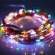 Гирлянда "Роса" на USB или от батареек, 20 м, 200 LED, разноцветный свет 02407 фото 4