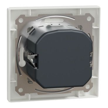 Диммер (світлорегулятор) Schneider Asfora EPH6400121, поворотний, 40&ndash;600 ВА, 230В, білий 06000 фото