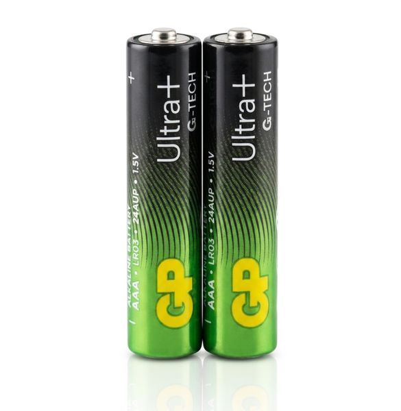 Батарейка мини-пальчик AAA (LR03) GP Ultra Plus Alkaline Battery Алкалиновая (1 шт.) 03911 фото