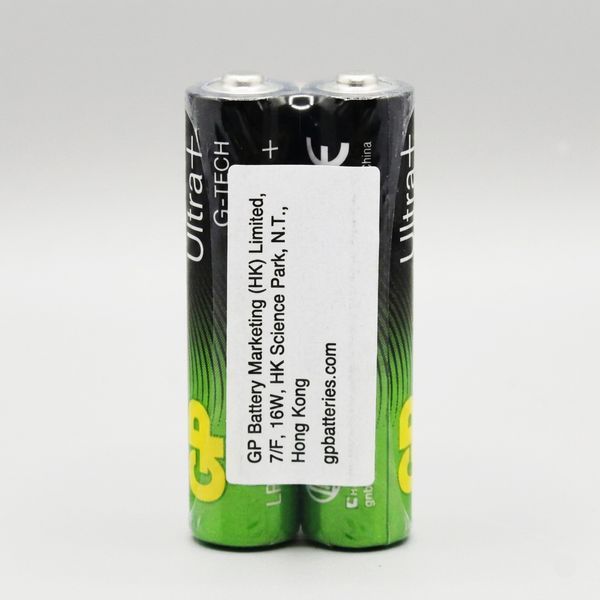 Батарейка мини-пальчик AAA (LR03) GP Ultra Plus Alkaline Battery Алкалиновая (1 шт.) 03911 фото