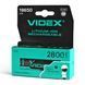 Аккумулятор с защитой 18650 Li-ion Videx 2800mAh 3.7V Выпуклый (Button Top) для фонарей и приборов 03625 фото 4