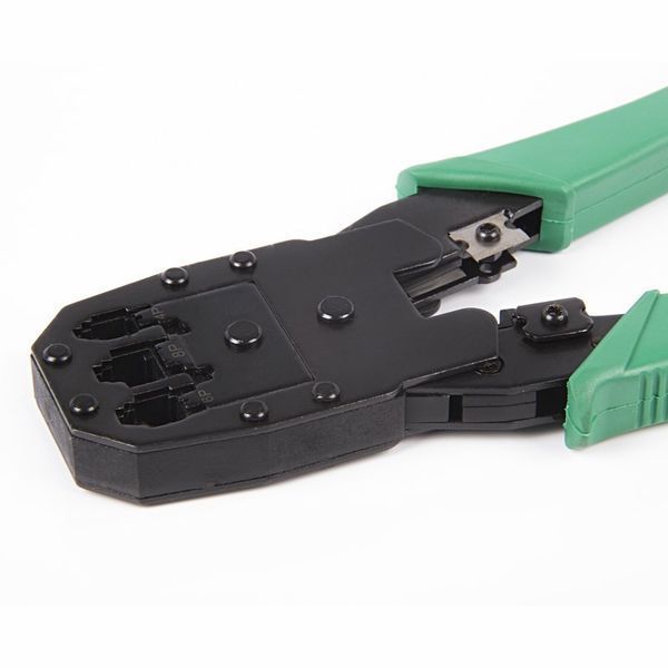Кримпер для обжима RJ45/RJ11/RJ12 MHZ (обжимные клещи для интернет кабеля) 12300 фото