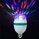 Диско лампа LED RGB Full Color вращающаяся, E27, цветной светомузыкальный светильник 03300 фото 8