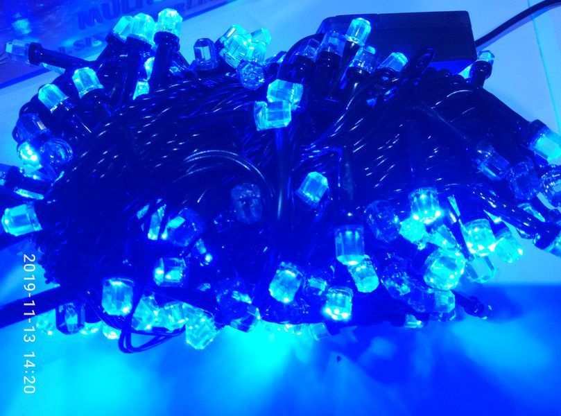 Гирлянда LED 18 м 200 LED Six Corner синяя 01808 фото