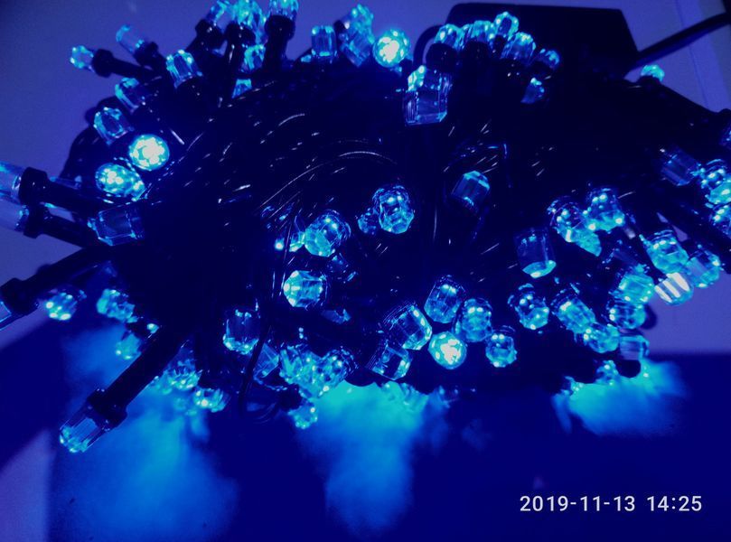Гирлянда LED 18 м 200 LED Six Corner синяя 01808 фото