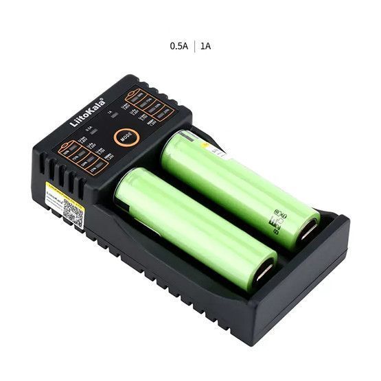Зарядний пристрій для акумуляторів LiitoKala Lii-202 USB на 2 слоти із функцією Power Bank 04208 фото