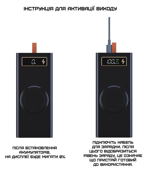 Корпус повербанка под 40 аккумуляторов 18650 D40-PD-QI (22.5W, QC/PD, беспроводная зарядка 15W, фонарик, разборный) 14000 фото