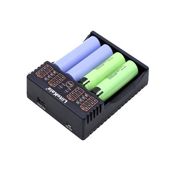 Зарядний пристрій для акумуляторів LiitoKala Lii-402 USB на 4 слоти із функцією Power Bank 04209 фото