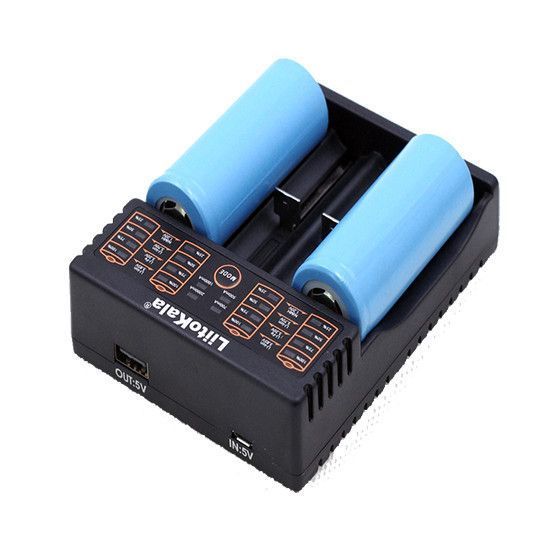 Зарядний пристрій для акумуляторів LiitoKala Lii-402 USB на 4 слоти із функцією Power Bank 04209 фото