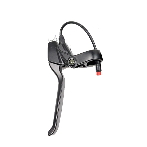 Ручка тормоза левая для электросамоката Kugoo M4 / Pro / M5 (круглый разъем Julet 2-pin Male) 08201 фото