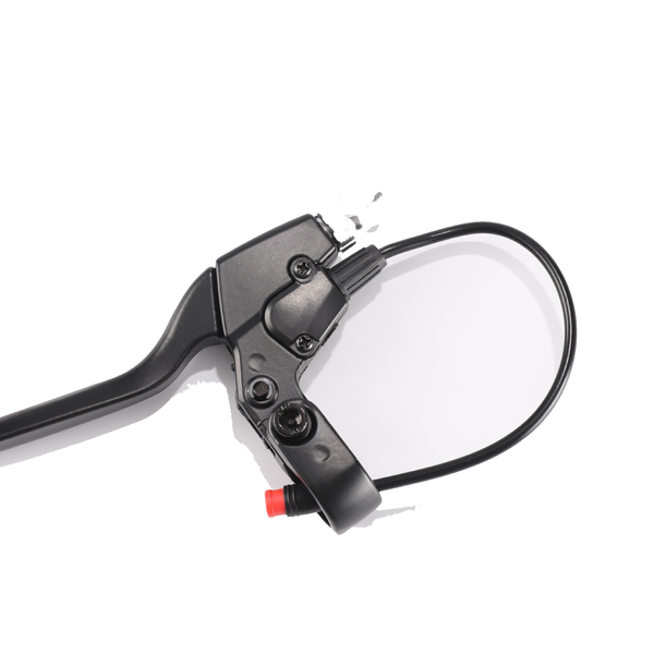 Ручка тормоза левая для электросамоката Kugoo M4 / Pro / M5 (круглый разъем Julet 2-pin Male) 08201 фото