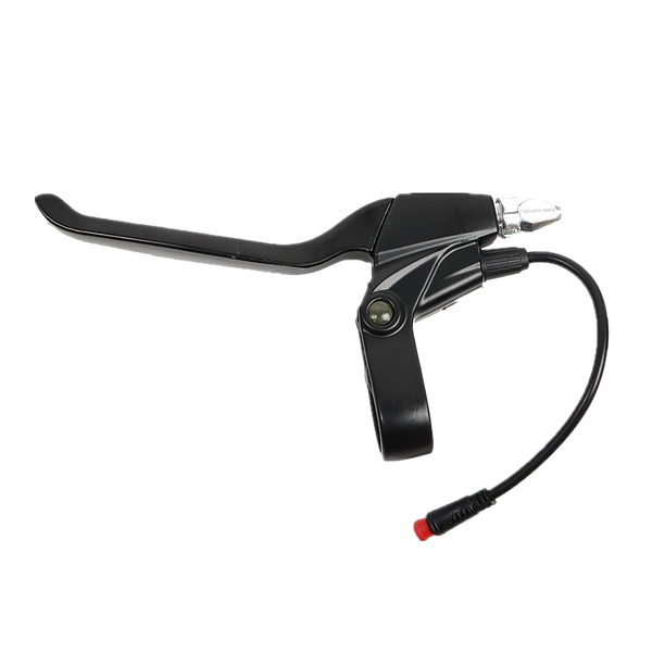 Ручка тормоза левая для электросамоката Kugoo M4 / Pro / M5 (круглый разъем Julet 2-pin Male) 08201 фото