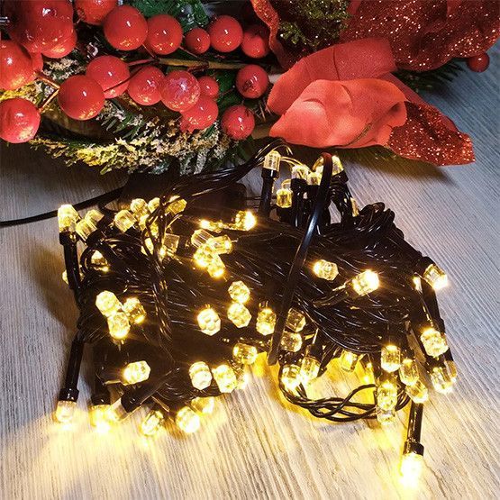 Гірлянда LED 9 м 100 LED Six Corner, тепле біле світло 01813 фото