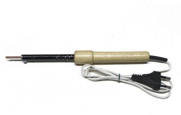 Паяльник електричний ЕПСН 65W, 220V, дерев'яна ручка 10806 фото Паяльник електричний ЕПСН 65W, 220V, дерев'яна ручка 10806 фото