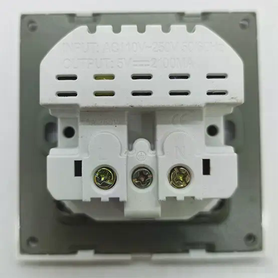 Евророзетка 220В с заземлением и 2 портами USB 2.1А | Белая | Зарядка гаджетов без адаптера 06001 фото
