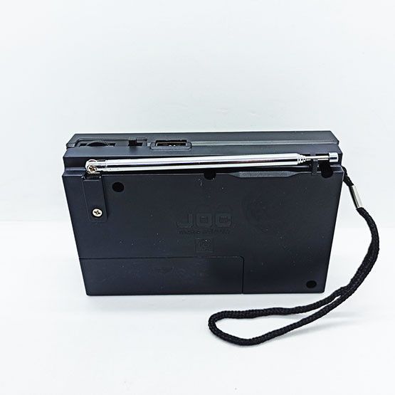 Портативный радиоприемник-колонка JOC KK-9 Bluetooth, FM, USB, MicroSD, аккумуляторный (сменный), золотистый 10004 фото