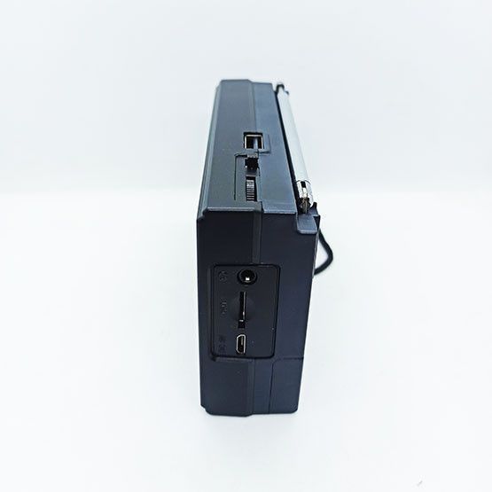 Портативный радиоприемник-колонка JOC KK-9 Bluetooth, FM, USB, MicroSD, аккумуляторный (сменный), золотистый 10004 фото