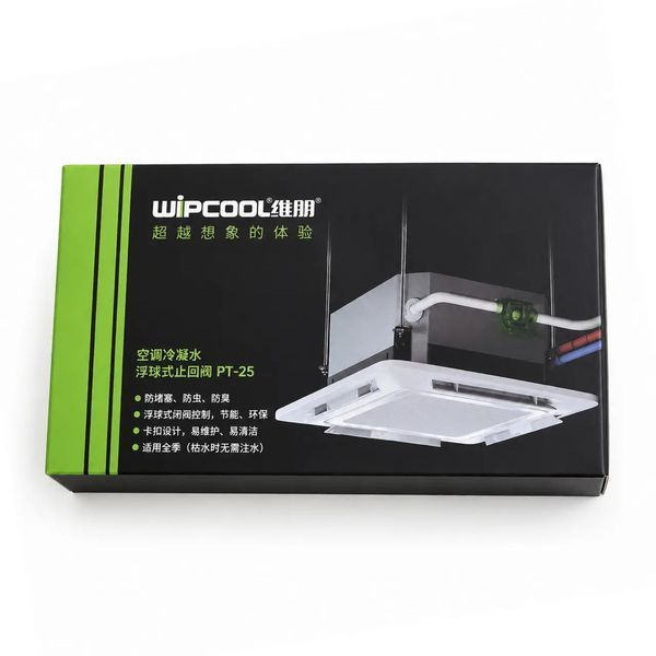 Сифон для кондиціонера Wipcool PT25 горизонтальний із зворотним клапаном сухого типу 09605 фото