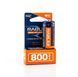 Акумулятор 16340 (CR123) Li-ion Rablex 800mAh 3.7V Випуклий (Button Top) без захисту для ліхтарів та приладів 03612 фото 2
