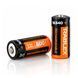 Акумулятор 16340 (CR123) Li-ion Rablex 800mAh 3.7V Випуклий (Button Top) без захисту для ліхтарів та приладів 03612 фото 1