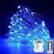 Гирлянда "Роса" на батарейках с пультом, 10 м, 100 LED, синяя 02100 фото 7