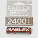 Акумулятор 18650 Li-ion Rablex 2400mAh 3.7V Випуклий (Button Top) без захисту для ліхтарів та приладів 03614 фото 2