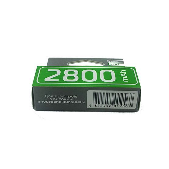 Акумулятор 18650 Rablex 2800mAh 3.7V Li-ion 03615 фото