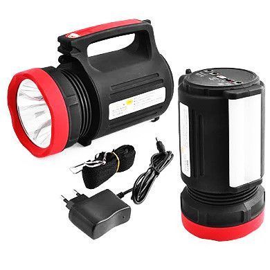 Фонарь переносной аккумуляторный (4500mAh) с павербанком YJ-2886 5W/22SMD, мощный, зарядка 220В, боковая LED панель, для дома, кемпинга, аварийное освещение 00609 фото