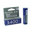 2 шт. Акумулятор з захистом 18650 Rablex 3400mAh 3.7V Li-ion