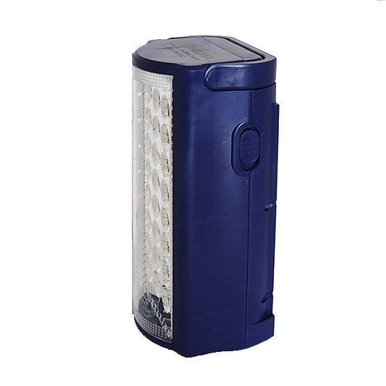 Ліхтар переносний акумуляторний (6000mAh) GS-2400 2 в 1 (ліхтар-павербанк), потужний, зарядка 220В, для дому, кемпінгу, аварійне освітлення, синій, Gold Silver 00610 фото