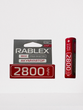 Акумулятор із захистом 18650 Li-ion Rablex 2800mAh 3.7V Випуклий (Button Top) для ліхтарів та приладів