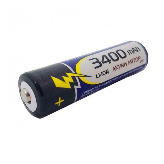 Аккумулятор с защитой 18650 Rablex 3400mAh 3.7V Li-ion 03619 фото Аккумулятор с защитой 18650 Rablex 3400mAh 3.7V Li-ion 03619 фото
