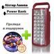 Фонарь переносной аккумуляторный (6000mAh) GS-2400 2 в 1 (фонарь-павербанк), мощный, зарядка 220В, для дома, кемпинга, аварийное освещение, красный, Gold Silver 00611 фото 1