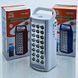 Фонарь переносной аккумуляторный (6000mAh) HD-2608 2 в 1 (фонарь-павербанк), мощный, зарядка 220В, для дома, кемпинга, аварийное освещение, белый 00612 фото 1