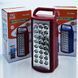 Фонарь переносной аккумуляторный (6000mAh) HD-2608 2 в 1 (фонарь-павербанк), мощный, зарядка 220В, для дома, кемпинга, аварийное освещение, красный 00614 фото 1
