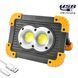 Прожектор LED L802-20W-2COB+1W PowerBank, акумуляторний 2&times;18650 (змінні), потужний, зарядка USB, працює від 2&times;AAA 00620 фото 3