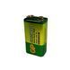 Батарейка крона GP Greencell 1604GLF 6F22 9V (Сольова) 03900 фото 2