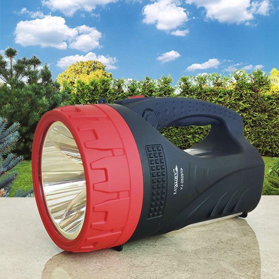 Фонарь переносной аккумуляторный (6000mAh) YJ-2829 5W/25SMD, мощный, зарядка 220В, боковая LED панель, для дома, кемпинга, аварийное освещение 00615 фото