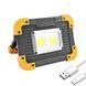 Прожектор LED L812-20W-COB+1W PowerBank, акумуляторний 2&times;18650 (змінні), потужний, зарядка USB, працює від 2&times;AAA 00621 фото 1