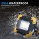 Прожектор LED L812-20W-COB+1W PowerBank, акумуляторний 2&times;18650 (змінні), потужний, зарядка USB, працює від 2&times;AAA 00621 фото 7