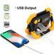 Прожектор LED L812-20W-COB+1W PowerBank, акумуляторний 2&times;18650 (змінні), потужний, зарядка USB, працює від 2&times;AAA 00621 фото 9