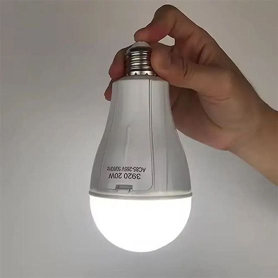 Аварийная LED лампа E27 20W аккумуляторная с крючком Y-3920 для дома и кемпинга 00622 фото