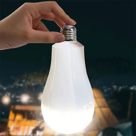 Аварийная LED лампа E27 20W аккумуляторная с крючком Y-3920 для дома и кемпинга 00622 фото