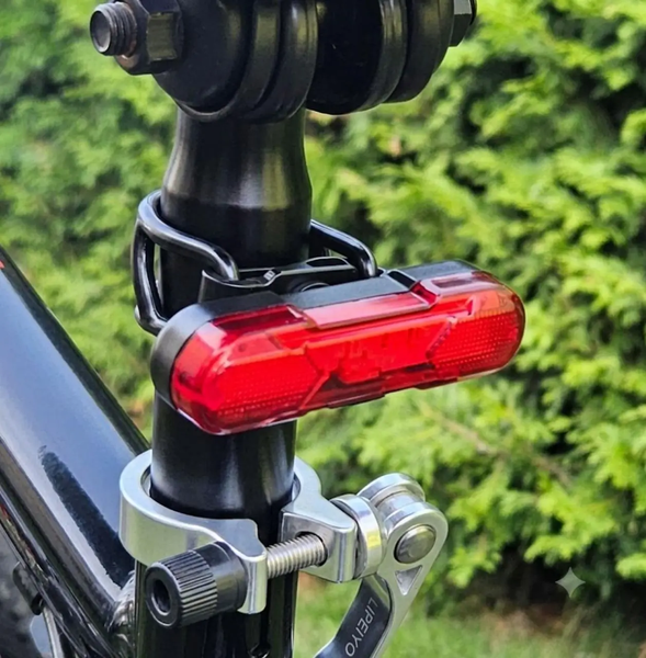 Велонабор Bike Light BK-02 Pro Аккумуляторная LED велофара + Задний стоп-сигнал (Type-C) 07504 фото