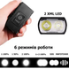 Велонабор Bike Light BK-02 Pro Аккумуляторная LED велофара + Задний стоп-сигнал (Type-C) 07504 фото 3